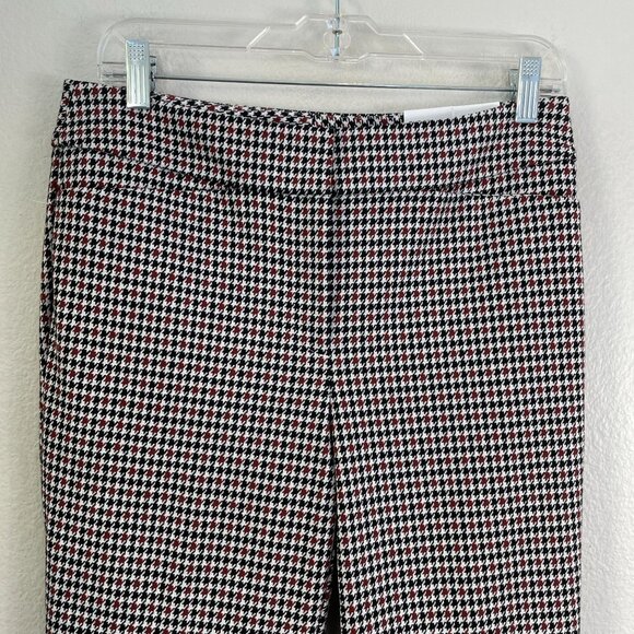 NEW Ann Taylor Factory Womens 4 Houndstooth Straight Leg Pants Career - Picture 2 of 10